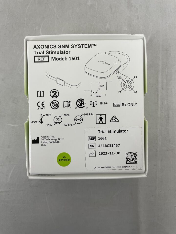 1601 - AXONICS - Estimulador de prueba del sistema SNM, (BX/1) - (Fecha de caducidad: 2099-12-31)