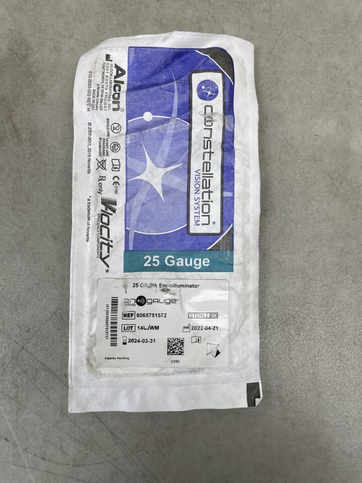 8065751572 - ALCON - Engauge 25 GA Pik Endoilluminator, (EA) - ( Expiry Date: 2024-03-31 )