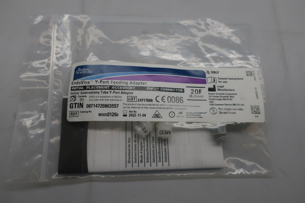 126 - BOSTON SCIENTIFIC - EndoVive Y-Port Adapt, 20 Fr, (EA) - ( Expiry Date: 2025-07-31 )