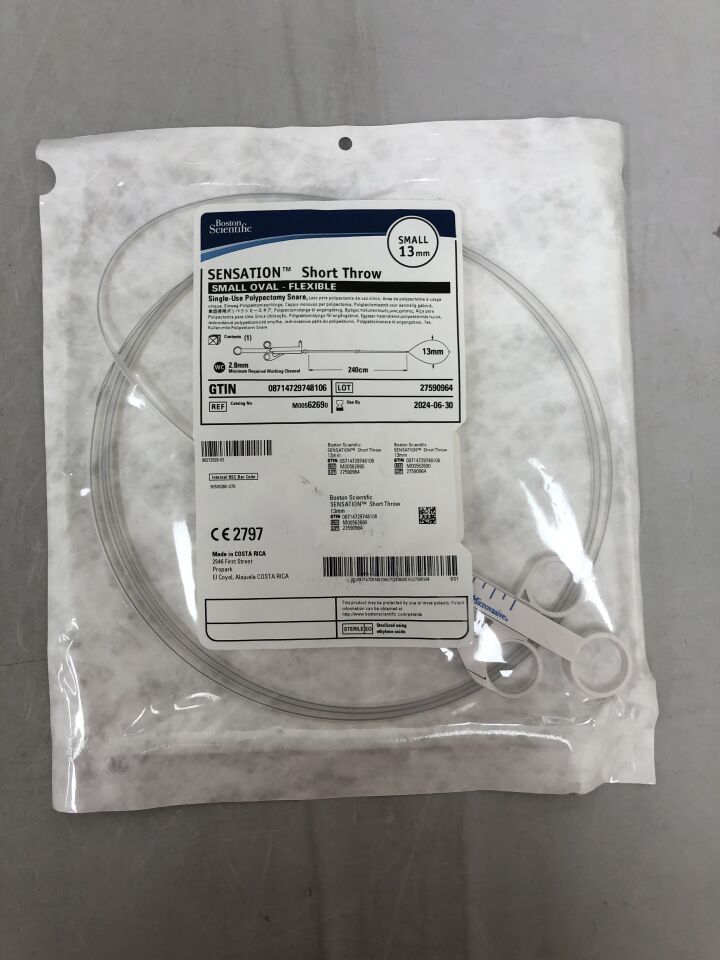 6269 - BOSTON SCIENTIFIC - Sensation Short Throw Snare, Small, 13 mm Loop Width, 240 cm Length, (EA) - ( Expiry Date: 2024-07-20 )