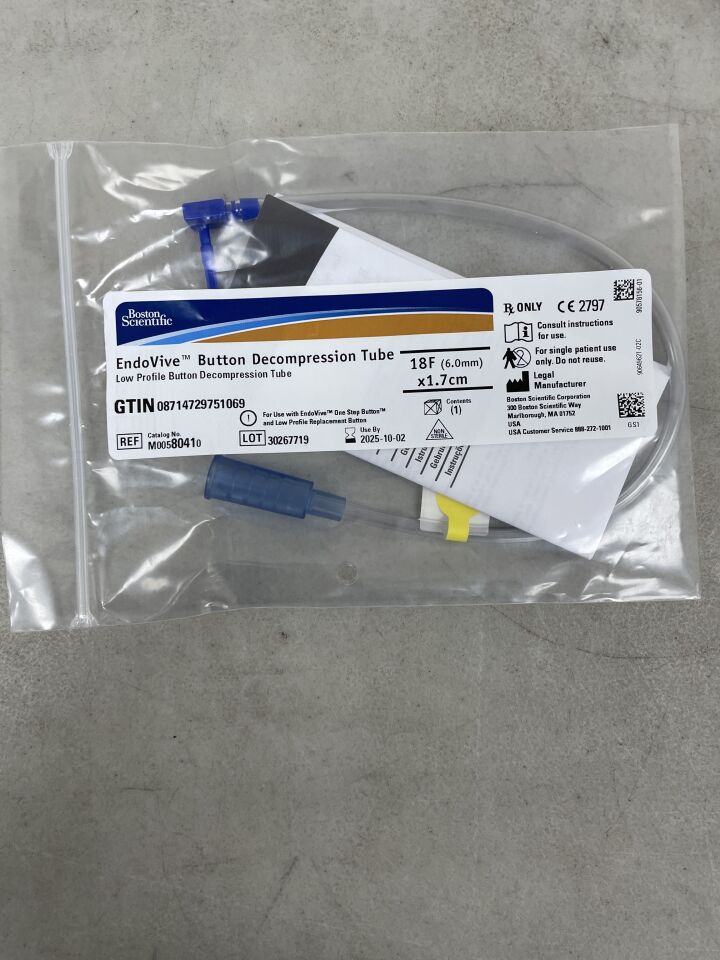 8041 - BOSTON SCIENTIFIC - EndoVive Button Decompression Tube, 18F x 1.7cm, (EA) - ( Expiry Date: 2025-10-02 )