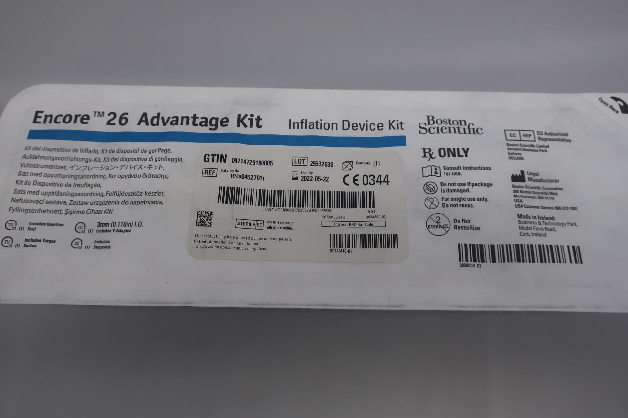 452701 - BOSTON SCIENTIFIC - Encore 26 Advantage Inflation Device Kit 3mm, (BX/1) - ( Expiry Date: 2025-10-23 )