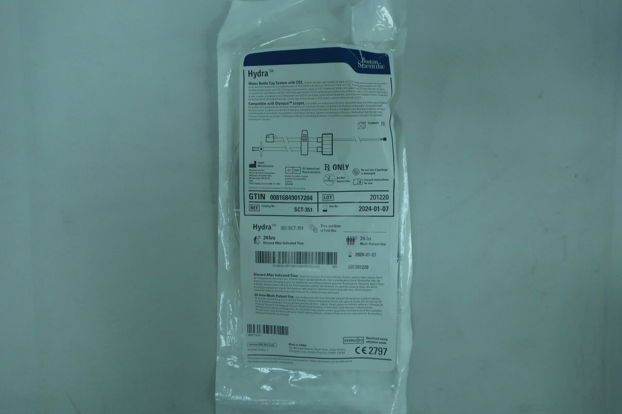 SCT-351 - BOSTON SCIENTIFIC - hydra water bottle cap system with co2, (EA) - ( Expiry Date: 2024-12-17 )