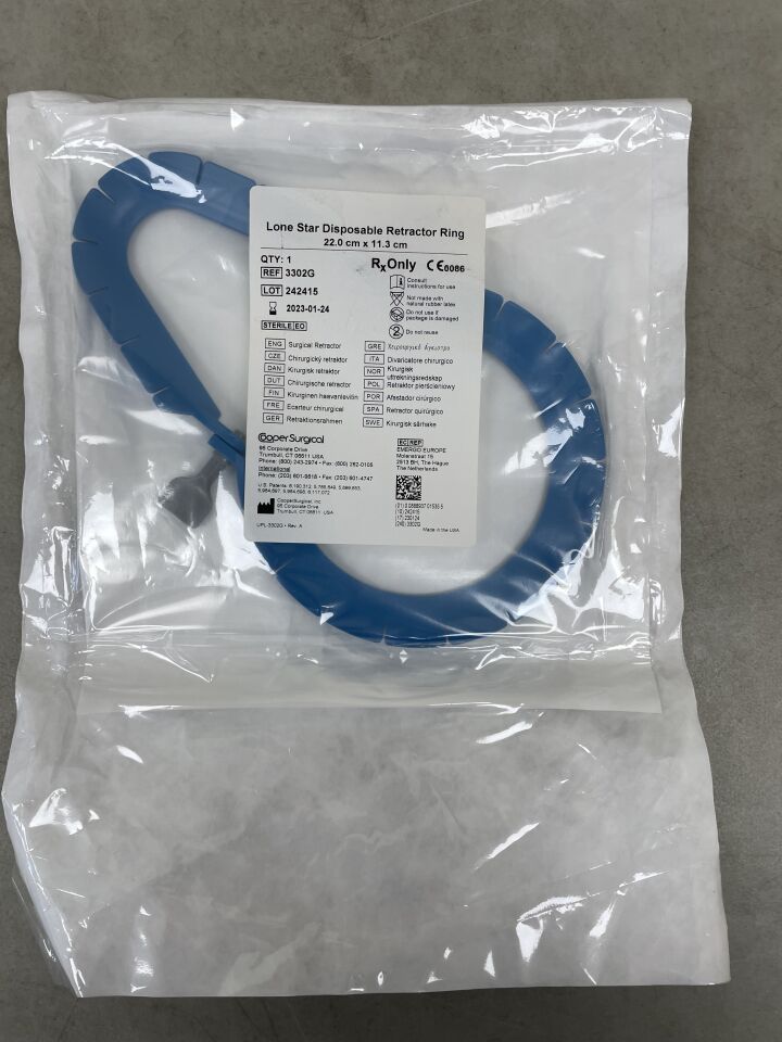 3302G - COOPER SURGICAL - Lone Star Self-Retaining Retractor Ring, 22 x 11.3 cm, (EA) - ( Expiry Date: 2023-01-24 )