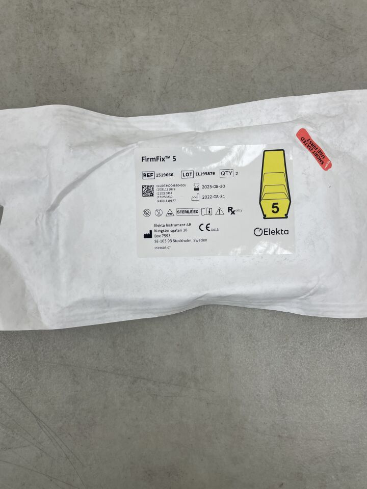 1519666 - ELEKTA - FirmFix 5 Leksell Vantage Stereotactic System ( 2 Per Pack), (EA) - ( Expiry Date: 2025-08-30 )