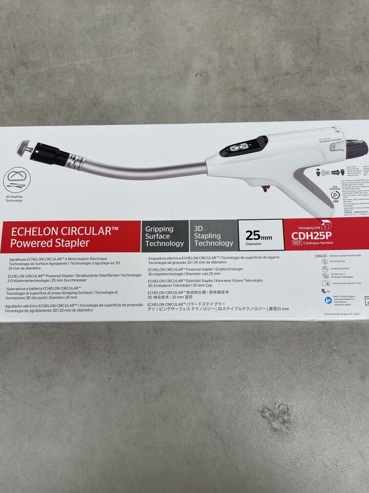 CDH25P - ETHICON - Echelon Circular Powered Stapler with Gripping Surface Technology and 3D Staples, 25 mm Size
, (BX/1) - ( Expiry Date: 2025-09-30 )
