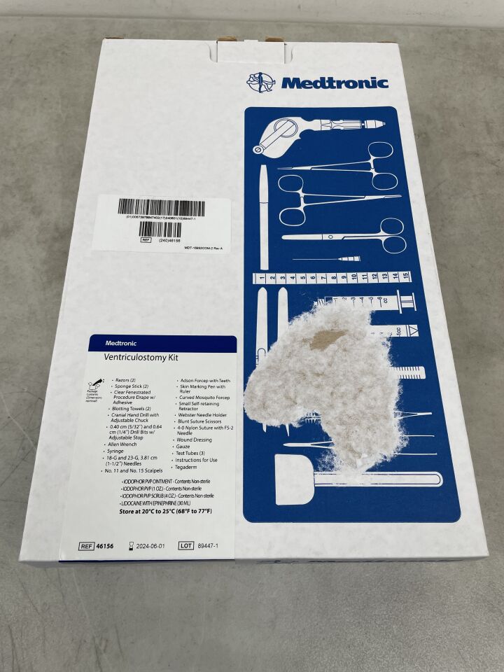 46156 - MEDTRONIC - Ventriculostomy Kit, (BX/1) - ( Expiry Date: 2024-06-01 )