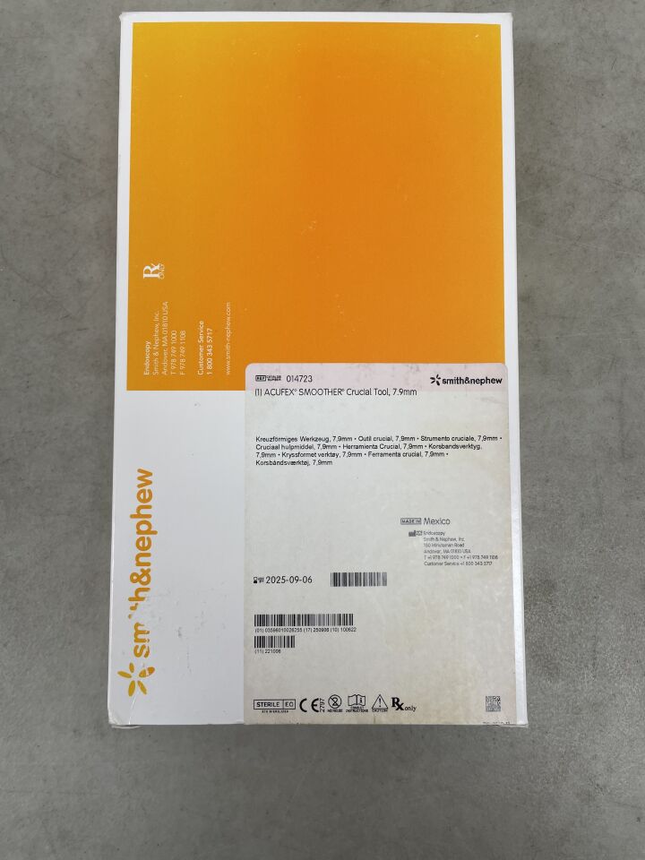 14723 - SMITH & NEPHEW - Acufex Smoother Crucial Tool, 7.9mm, (BX/1) - ( Expiry Date: 2025-09-06 )