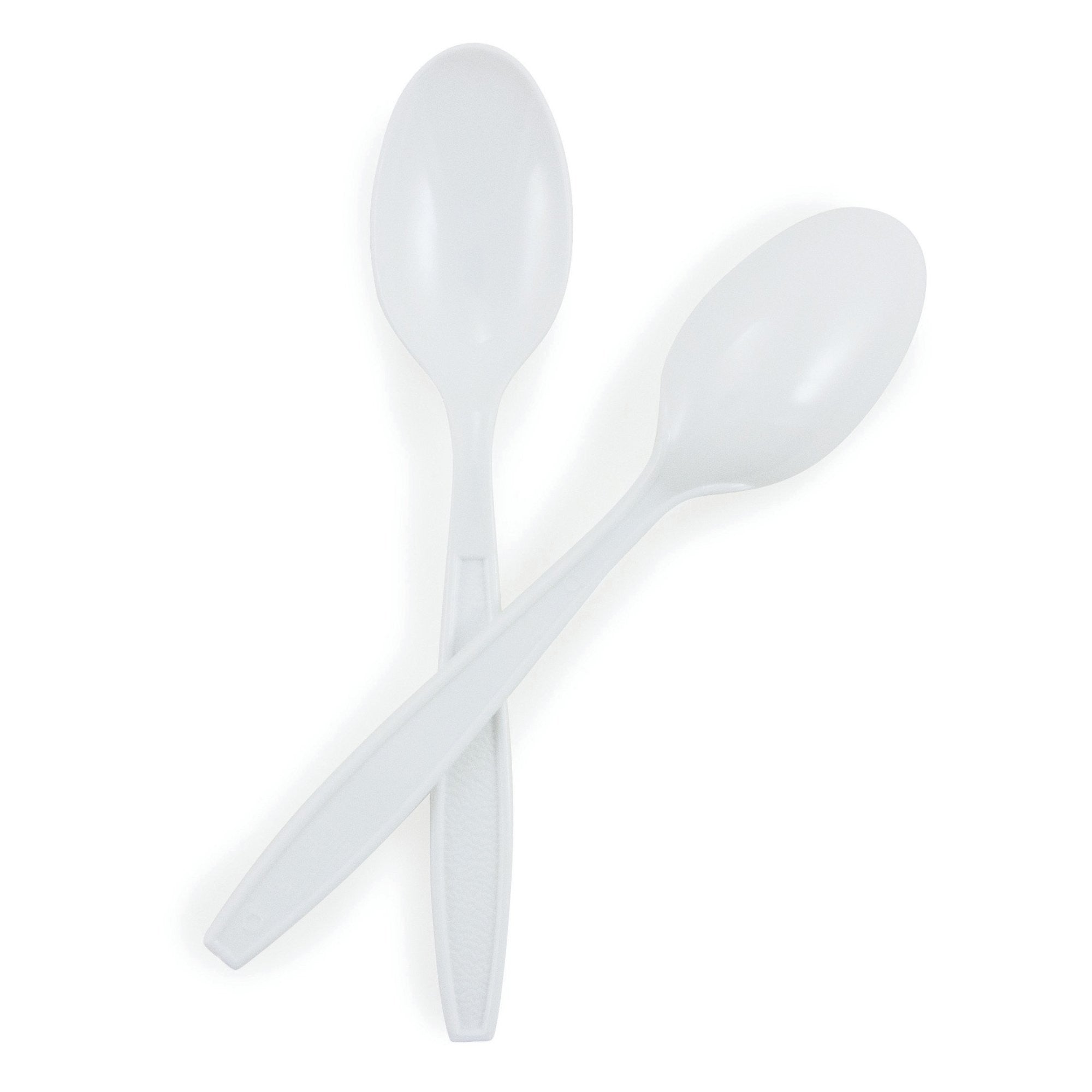 959248 - McKesson - McKesson Spoon Heavy Weight White Polypropylene, 16-4597, Case of 1000, (CS)