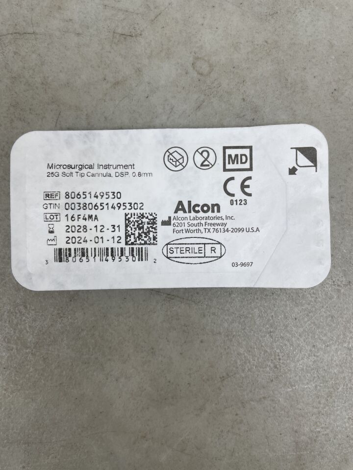 8065149530 - ALCON - 25G Soft Tip Cannula DSP, 0.8mm, (EA) - ( Expiry Date: 2028-12-31 )