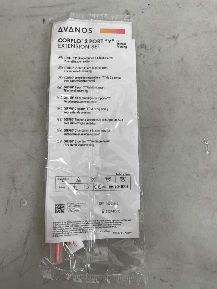 20-1007 - AVANOS MEDICAL - Corflo腸內營養延長套件，（EA）-（有效期至：2027-05-30）