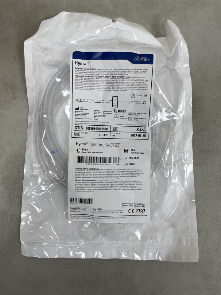 SIT-355 - 波士頓科學 - Hydra 灌注管路系統 - 相容於 ENDO-TECHNIK、ERBE、MEDIVATORS 泵，（EA）-（有效期至：2027-01-25）