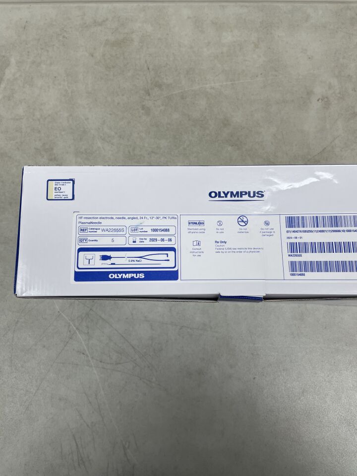 WA22655S  -  OLYMPUS  -  PlasmaNeedle HF-Resection Electrode w/Cable, Angled 24F, 12-30 Degree , ( BX/5 )  -  ( Expiry Date : 2029-06-06 )