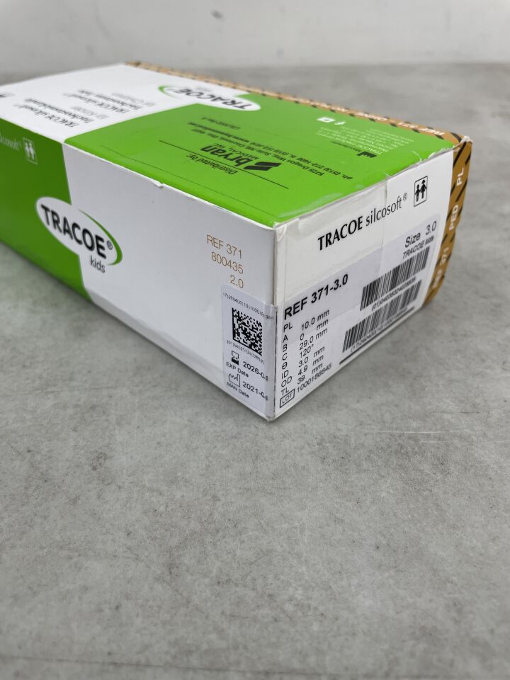 371-3.0  -  TRACOE  -  Tracheostomy Tube TRACOE silcosoft, Size 3.0 Pediatric , ( BX/1 )  -  ( Expiry Date : 2026-04-30 )