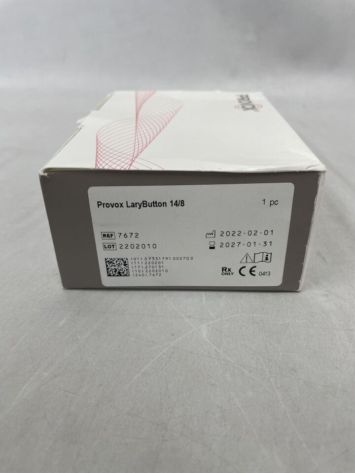 7672 - ATOS - Tracheal Cannula Provox LaryButton, 14 mm x 8 mm, (BX/1) - ( Expiry Date: 2027-01-31 )