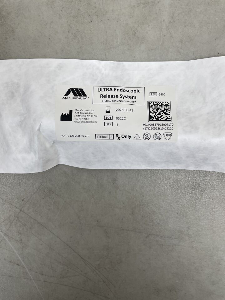 2400 - A.M. SURGICAL - Ultra Endoscopic Release System, (EA) - ( Expiry Date: 2025-05-13 )
