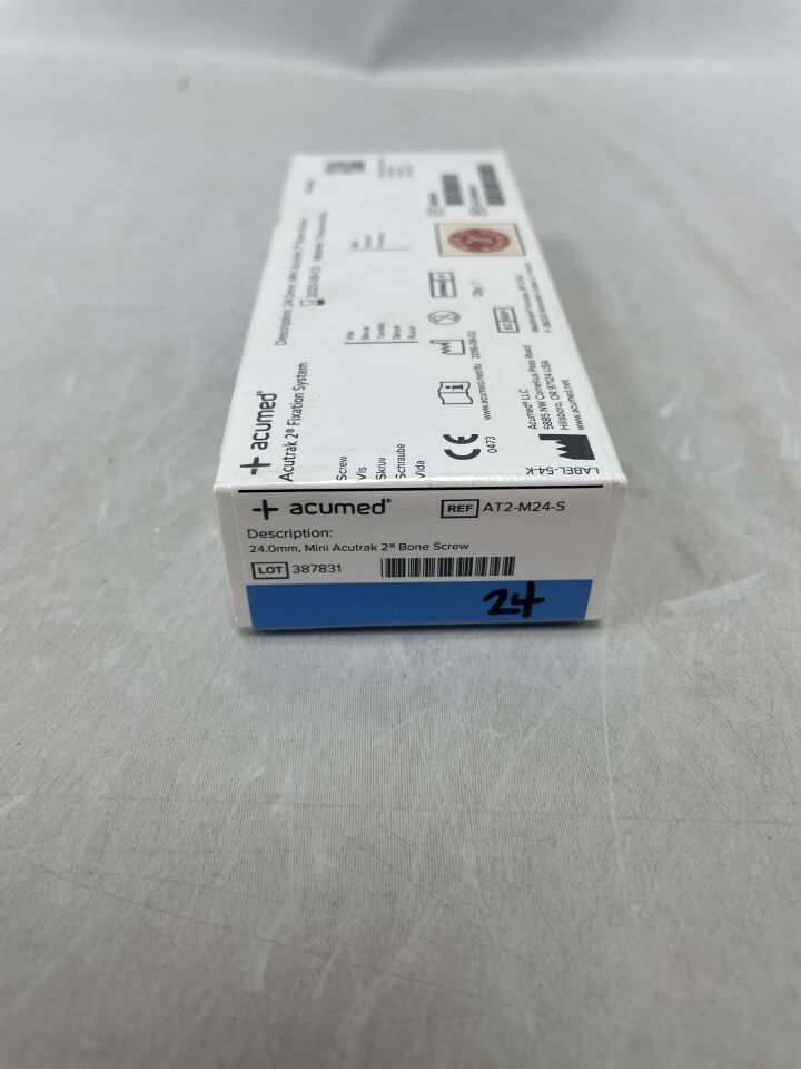 AT2-M24-S - ACUMED - Acutrak 2 Mini Headless Compression Bone Screw, 24mm, (BX/1) - ( Expiry Date: 2023-08-02 )