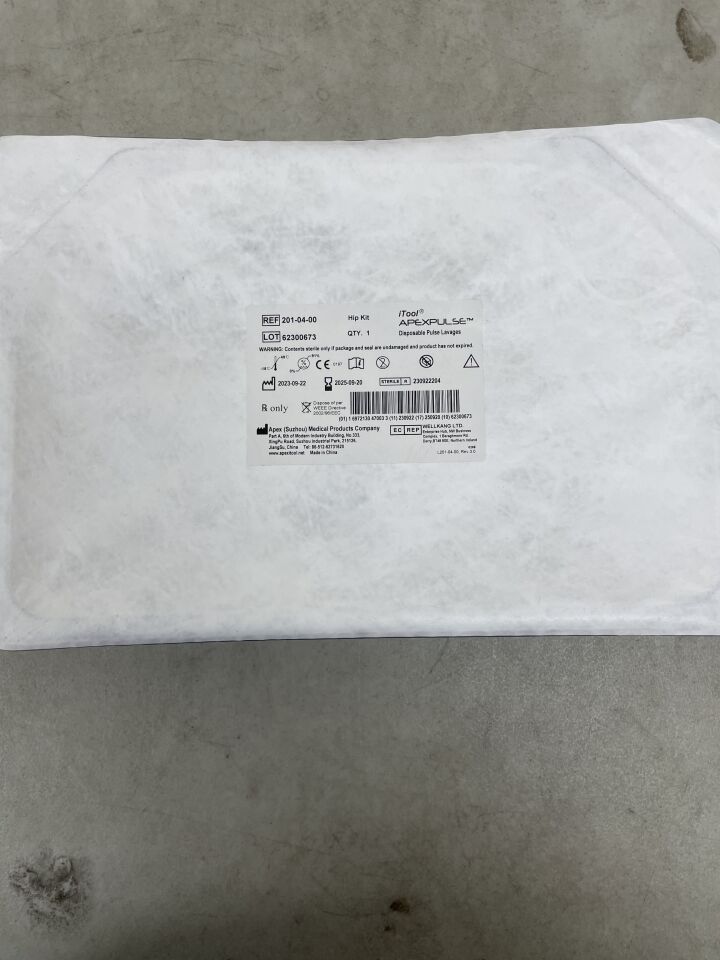 201-04-00 - APEX MEDICAL - iTool ApexPulse Lavage System Disposable Hip Kit, (EA)