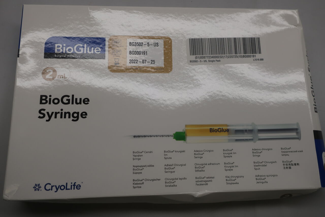 BG3502-5-US - CRYOLIFE - BioGlue Syringe Kit, (BX/1) - ( Expiry Date: 2025-08-12 )