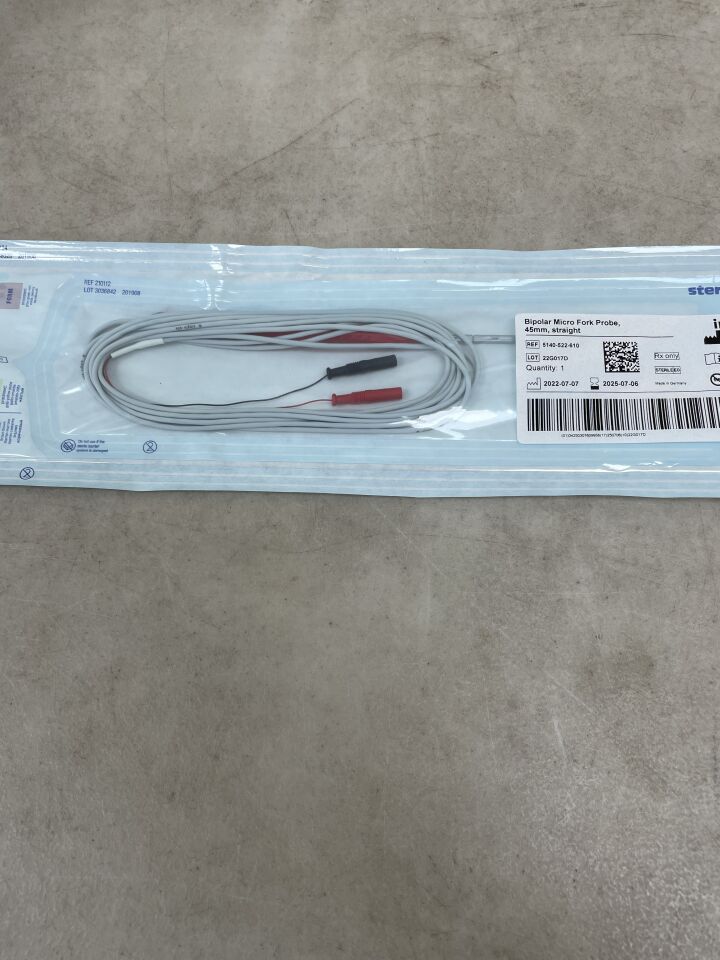 5140-522-610 - INOMED - Bipolar Micro Fork Probe, 45mm, straight, (EA) - ( Expiry Date: 2025-07-06 )