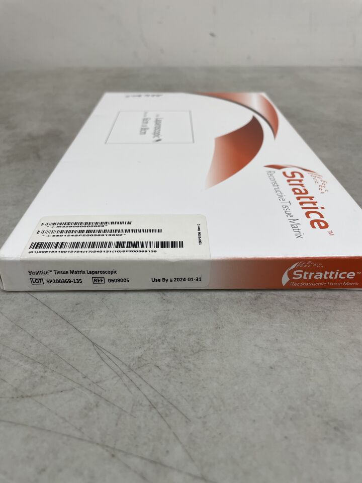 608005 - LIFECELL - Strattice Reconstructive Tissue Matrix Laparoscopic, 6x8cm, (BX/1) - ( Expiry Date: 2024-01-31 )