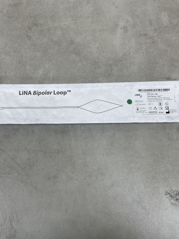 BL-240 - LINA MEDICAL - LiNA Bipolar Loop Endoscopic Loop, 240 x 120 mm, (EA) - ( Expiry Date: 2025-08-17 )
