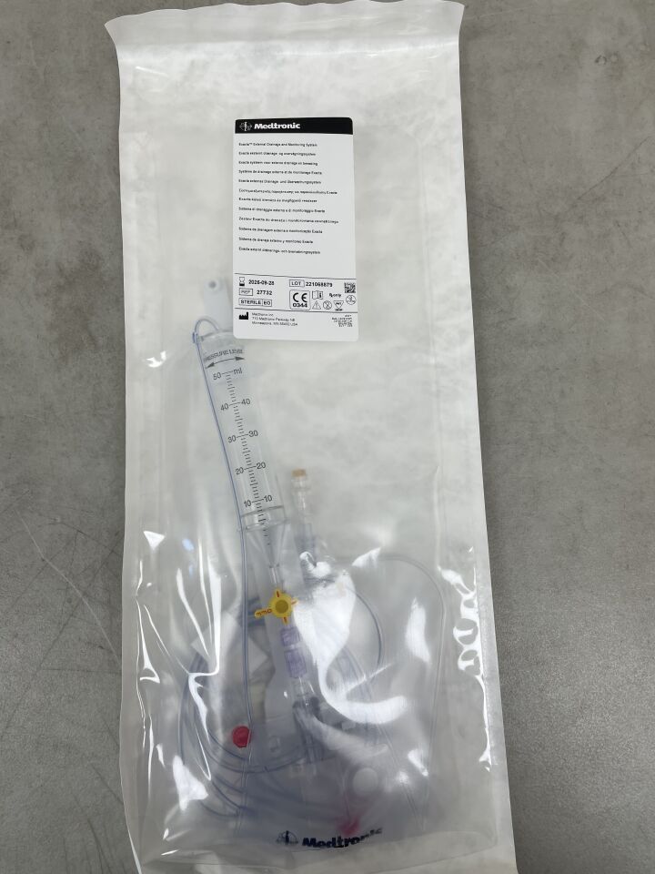 27732 - MEDTRONIC - Exacta Drainage and Monitoring System, (EA) - ( Expiry Date: 2025-09-28 )