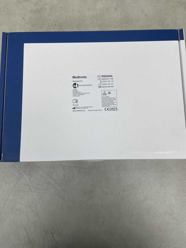 RS5220A - MEDTRONIC - Recharger Kit for Sacral Neuromodulation, (BX/1) - ( Expiry Date: 2025-09-19 )