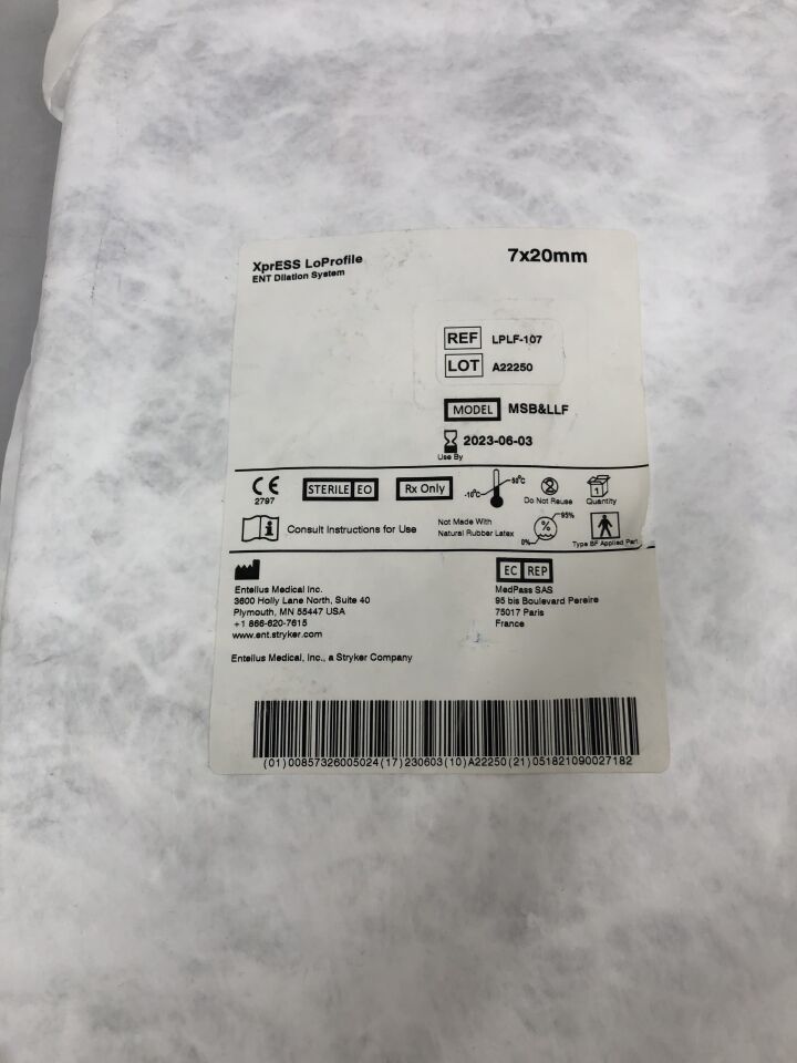 LPLF-107 - STRYKER - XPRESS LOPROFILE with PATHASSIST LED LIGHT FIBER, 7 X 18MM, (EA) - ( Expiry Date: 2025-02-16 )