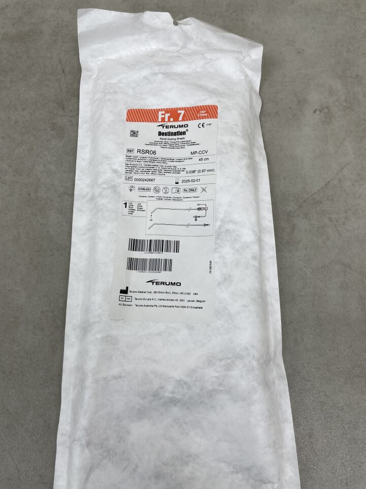 RSR06 - TERUMO - Pinnacle Destination Guiding Sheath 7F x 45cm, Cross-Cut, Multi-Purpose, (EA) - ( Expiry Date: 2025-02-01 )