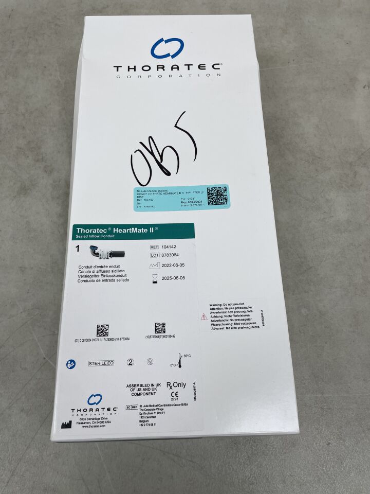 104142 - THORATEC - Heartmate II Sealed Inflow Conduit, (BX/1) - ( Expiry Date: 2025-06-05 )