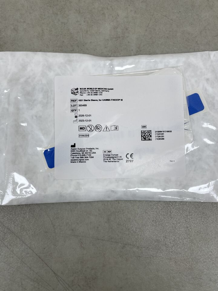 1031 - PROTEK MEDICAL - Sterile Sleeve For Gamma Finder III, (EA) - ( Expiry Date: 2026-12-01 )