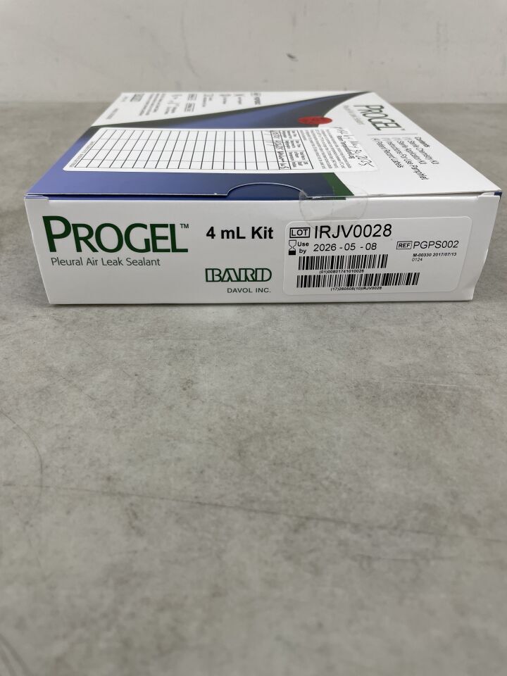 PGPS002 - BARD - Sellador de fugas de aire pleural Progel, 4 ml (Caja/1) - (Fecha de caducidad: 08/05/2026)