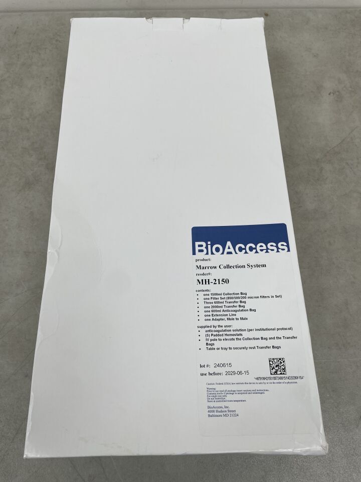 MH-2150 - BIOACCESS - Sistema de recolección de médula ósea (caja/1) - (Fecha de vencimiento: 15/06/2029)