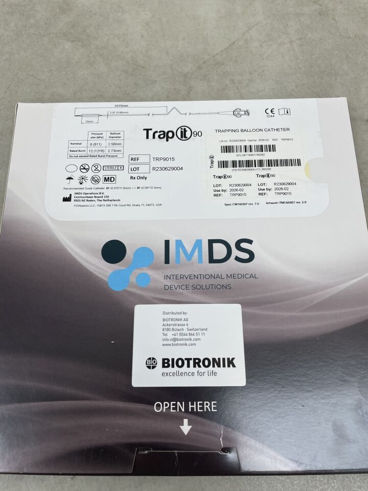 TRP9015 - BIOTRONIK - TrapiT 90 捕獲球囊導管 6F/7F/8F，90cm，（BX/1）-（有效期限：2026-02-28）