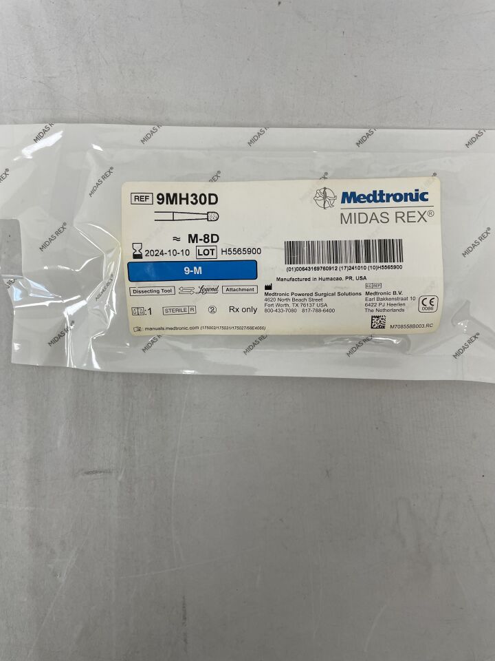9MH30D - MEDTRONIC - Midas Rex Legend, Match Head Diamond 9cm, 3mm, (EA) - ( Expiry Date: 2024-10-10 )