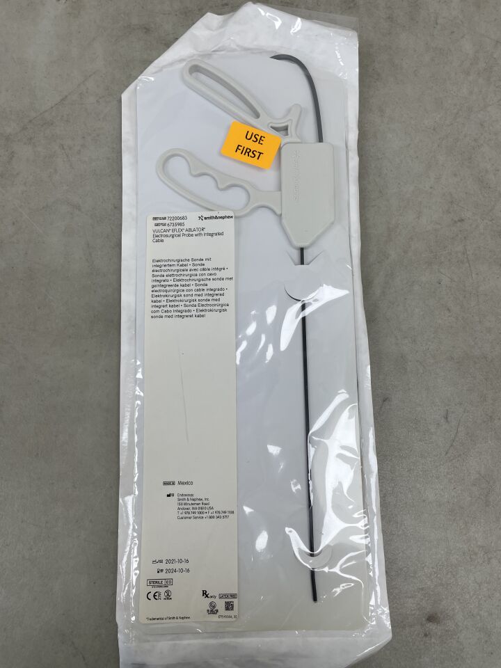 72200683 - SMITH & NEPHEW - Vulcan EFlex Ablator Probe with Integrated Cable, (EA) - ( Expiry Date: 2024-10-16 )