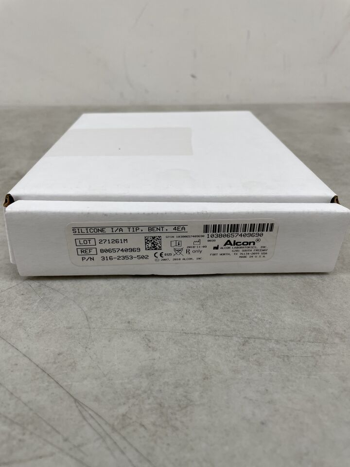 8065740969 - ALCON - Pieza de mano roscada Ultraflow I/A SP, punta de silicona, 0,03 mm, ángulo de 45 grados, (BX/4) - (Fecha de caducidad: 2099-12-31)