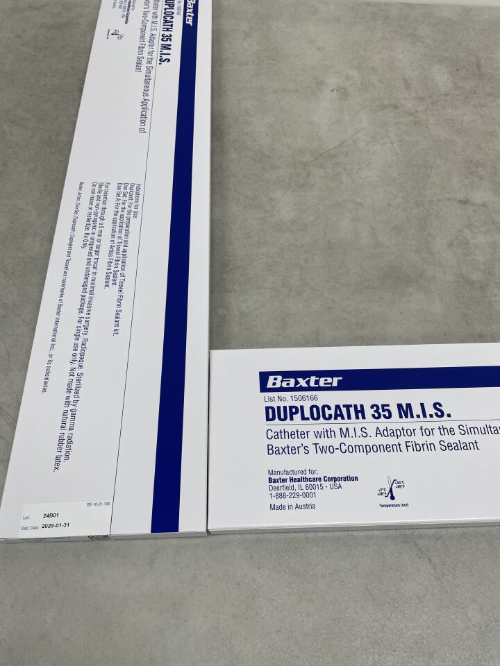 1506166 - BAXTER - duplocath 35 application catheter w/mis adaptor, (BX/1) - ( Expiry Date: 2029-01-31 )