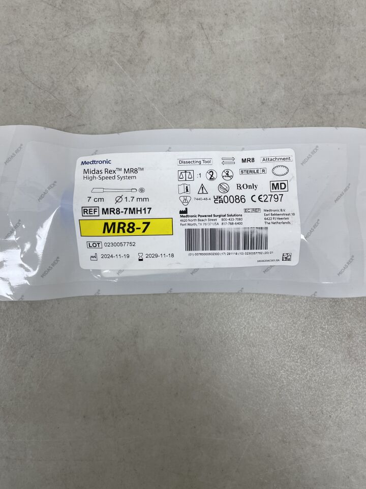 MR8-7MH17  -  MEDTRONIC  -  Midas Rex MR8 Match Head 7cm x 1.7mm , ( EA )  -  ( Expiry Date : 2029-11-18 )