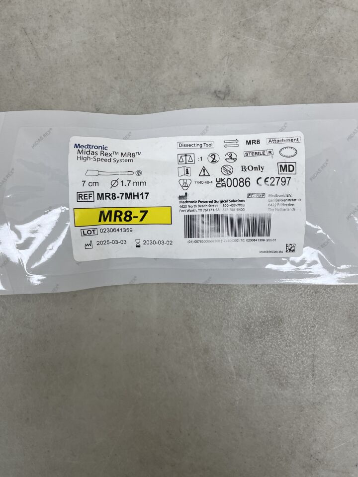 MR8-7MH17  -  MEDTRONIC  -  Midas Rex MR8 Match Head 7cm x 1.7mm , ( EA )  -  ( Expiry Date : 2030-03-02 )