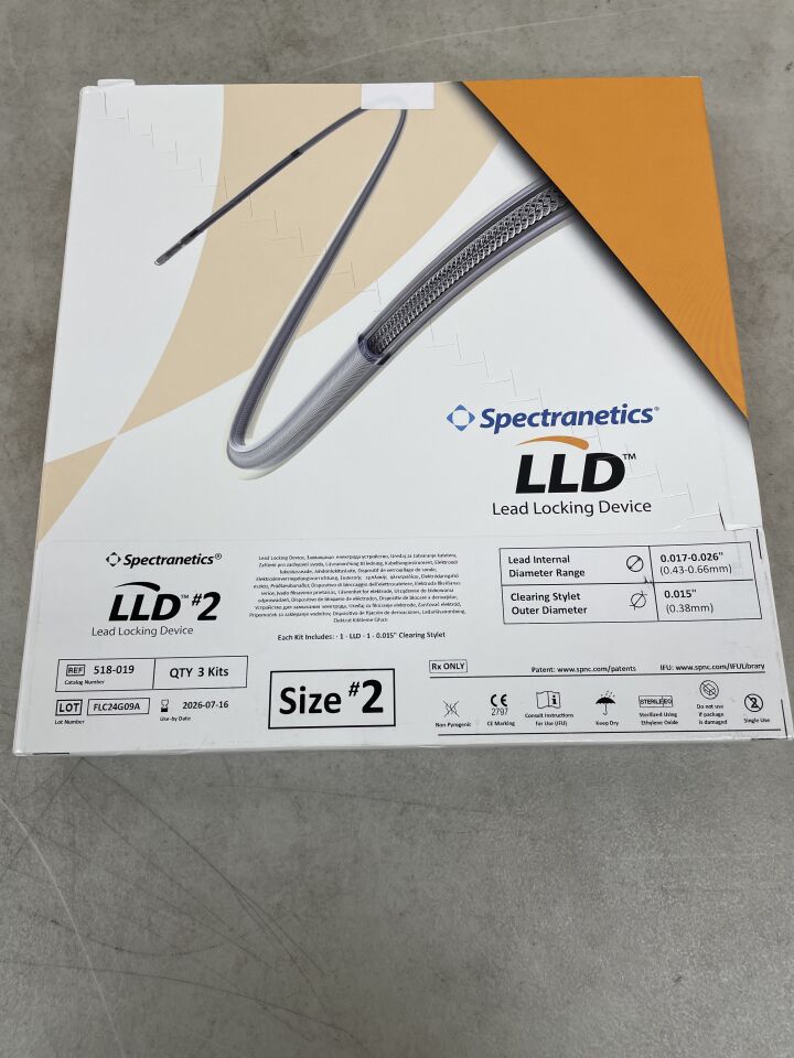 518-019  -  SPECTRANETICS  -  LLD #2 Lead Locking Device , ( BX/3 )  -  ( Expiry Date : 2026-07-16 )