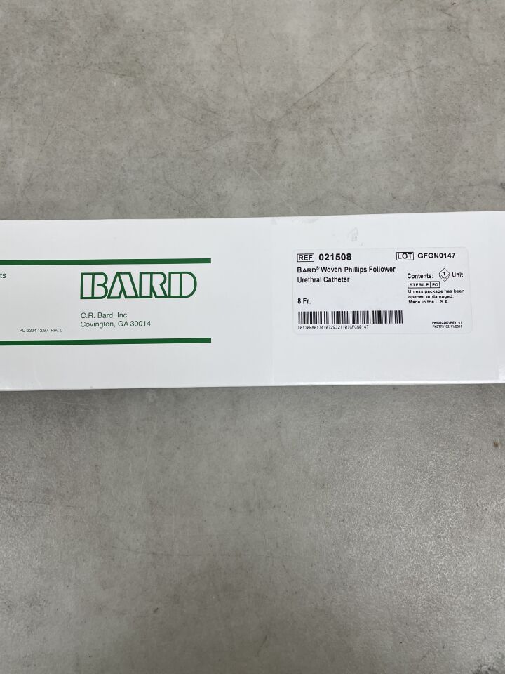 21508 - BARD - Woven Phillips Follower 13.5" x 8Fr, (BX/1) - ( Expiry Date: 2025-06-01 )