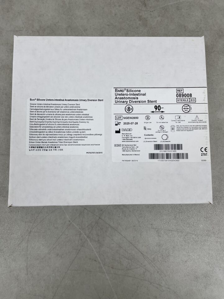 89008 - BARD - Urinary Diversion Stent Only 8F x 90cm, (BX/1) - ( Expiry Date: 2025-07-28 )