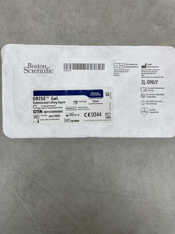 1922 - BOSTON SCIENTIFIC - Orise Gel Submucosal Lifting Agent, 10mL, () - ( Expiry Date: 2024-04-16 )