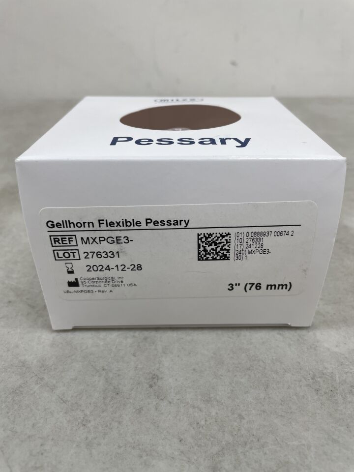 MXPGE3 - COOPER SURGICAL - pessary, milex, gellhorn / flexible, (BX/1) - ( Expiry Date: 2024-12-28 )