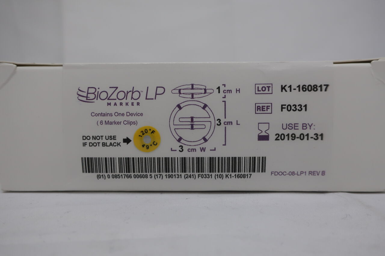 F0331 - HOLOGIC - Focal Therapeutics BioZorb Marker, 3 L x 3 W x 1 cm H, (BX/1) - ( Expiry Date: 2023-12-08 )
