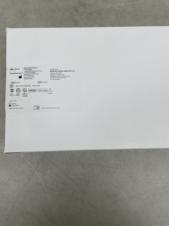 PK1011  -  MEDTRONIC  -  Sofamor Danek Nav Pak Needle-Trocar , ( BX/1 )  -  ( Expiry Date : 2026-04-04 )