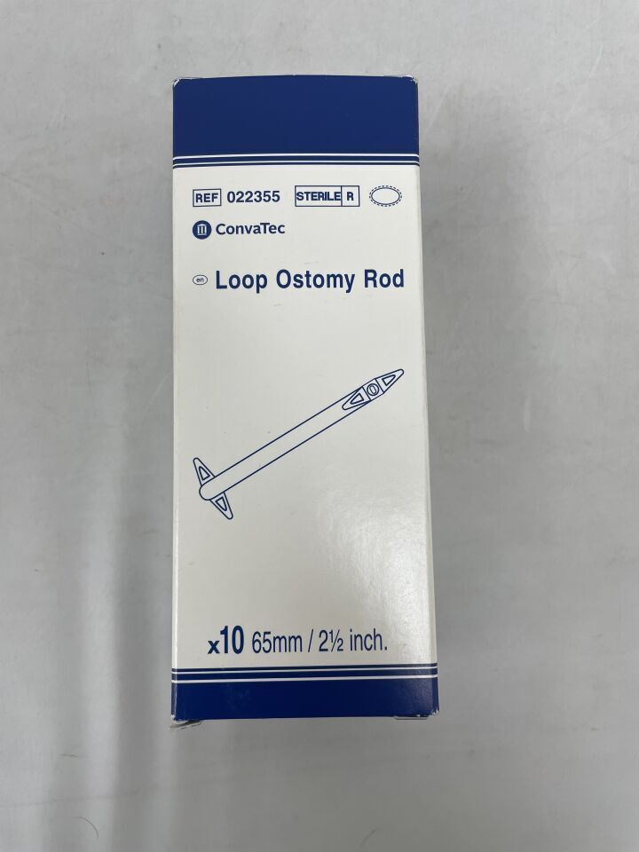 22355 - CONVATEC - Varilla de ostomía en bucle Sur-Fit, 65 mm, (caja de 10) - (Fecha de caducidad: 01/07/2028)
