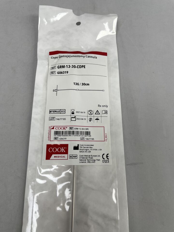 G06319 - COOK - cope gastrojejunostomy cannula 13g x 30cm, (EA) - ( Expiry Date: 2027-04-19 )